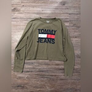 Tommy Hilfiger Olive Tee with Logo
